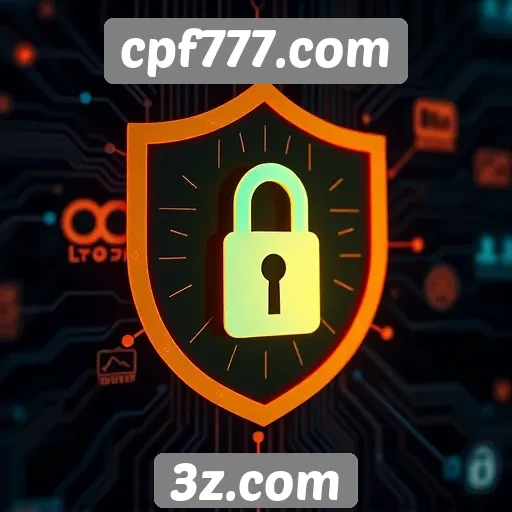 Recursos de segurança no site cpf777.com